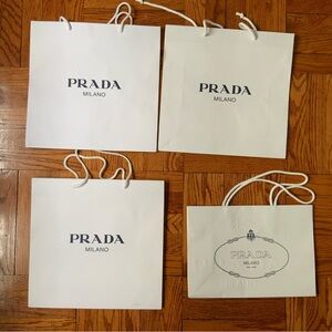 Designer Paper Shopping Bags Decoration Gift Bags Lot Gucci Prada Fendi Louis